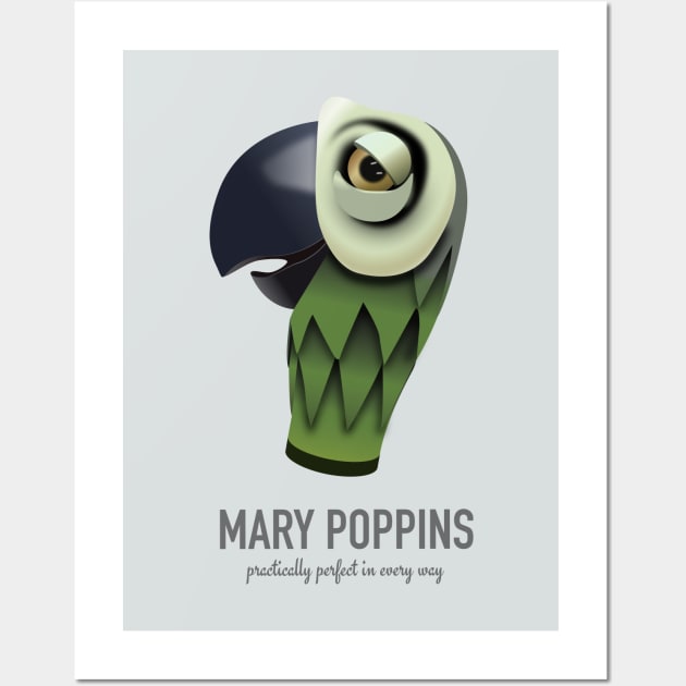 Mary Poppins - Alternative Movie Poster Wall Art by MoviePosterBoy